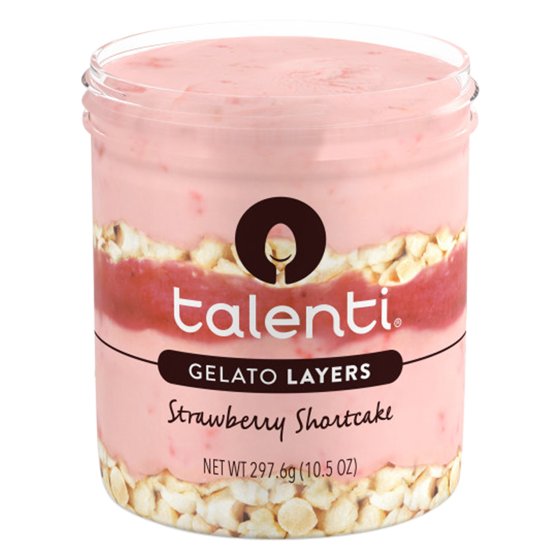 Strawberry Shortcake Gelato Layers