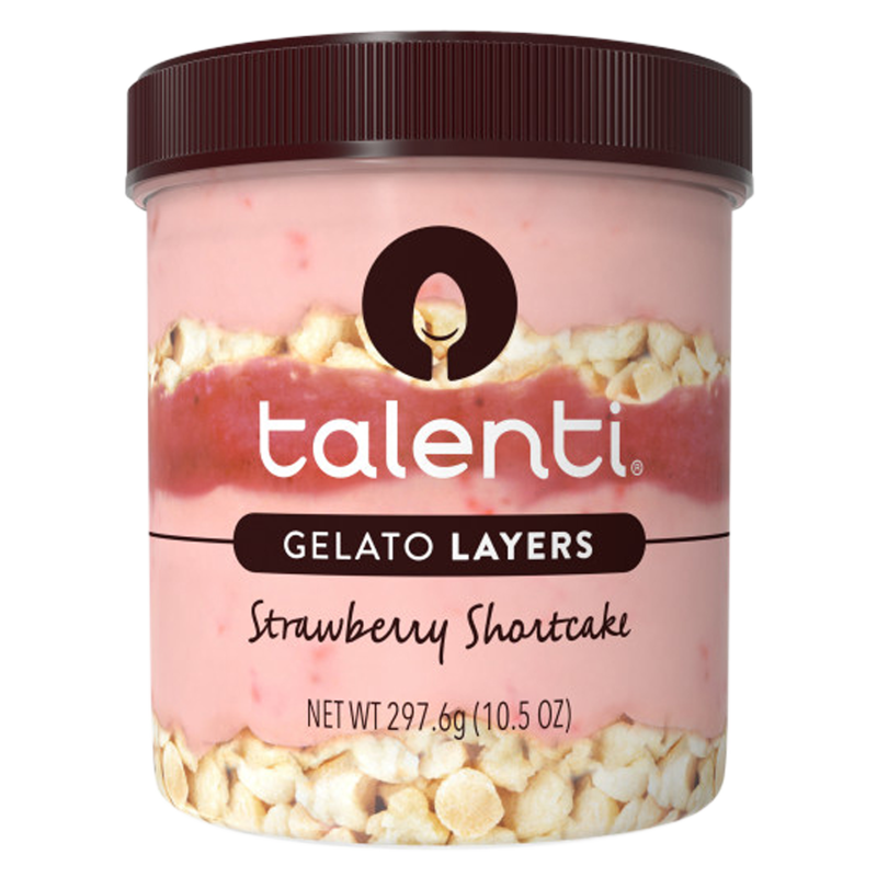 Strawberry Shortcake Gelato Layers